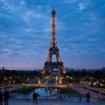 3 Days in Paris Itinerary: The Perfect First Trip The Eiffel Tower sparkling at blue hour — day one of the perfect 3 days in Paris itinerary