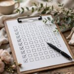 6 Month Wedding Planning Checklist: Month by Month Wedding planning checklist on a clipboard
