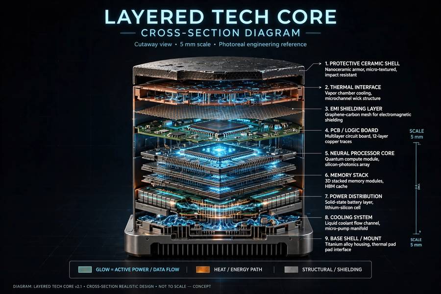 Layered architecture concept for AI agent systems