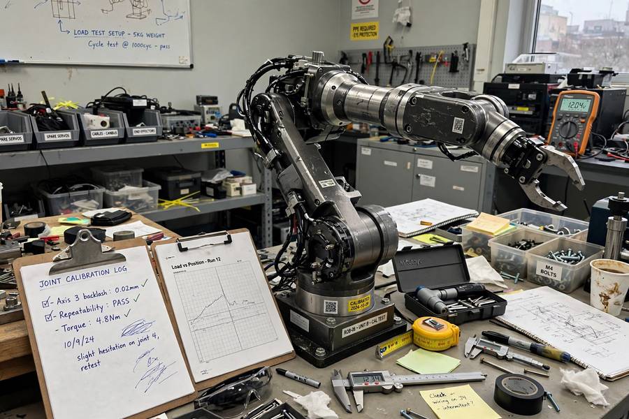AI agent undergoing systematic testing in a lab environment