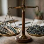 AI Art Ethics Explained: The Real Issues, Without the Shouting Balanced scales representing the AI art ethics explained debate between artists and technology