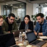 AI Incident Reporting: What Counts and How to Do It Incident response team handling an AI incident report in an office