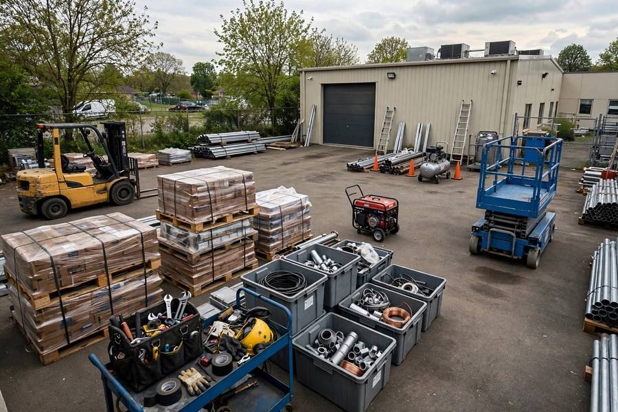 Business assets including equipment and property overview