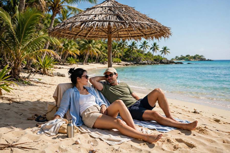 A perfect beach day — packing the right beach vacation essentials makes all the difference