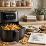 Best Air Fryer Recipes for Beginners: 12 Easy Wins Air fryer on a kitchen counter with a basket of golden crispy food