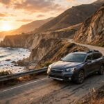 Best American Road Trips: 10 Routes Worth Driving Driving the Pacific Coast Highway at sunset — one of the best American road trips for coastal scenery