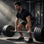 Best Back Workouts: 10 Exercises for a Wide, Strong Back Man performing a barbell deadlift with proper form as one of the best back workouts