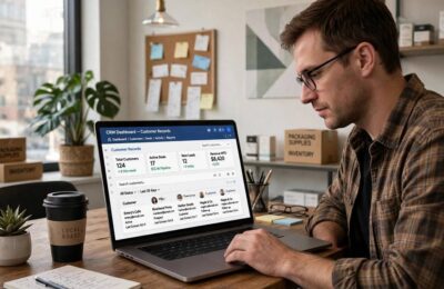 Reviewing customer data in a system, the core of choosing the best CRM for small business