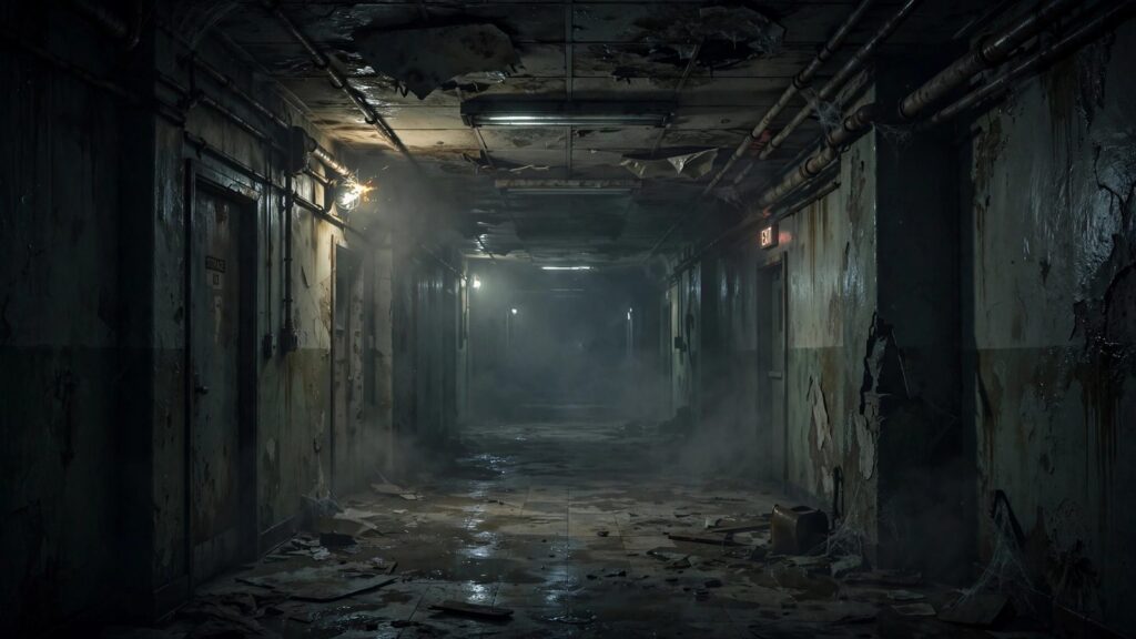 Dark atmospheric scene from one of the best horror games