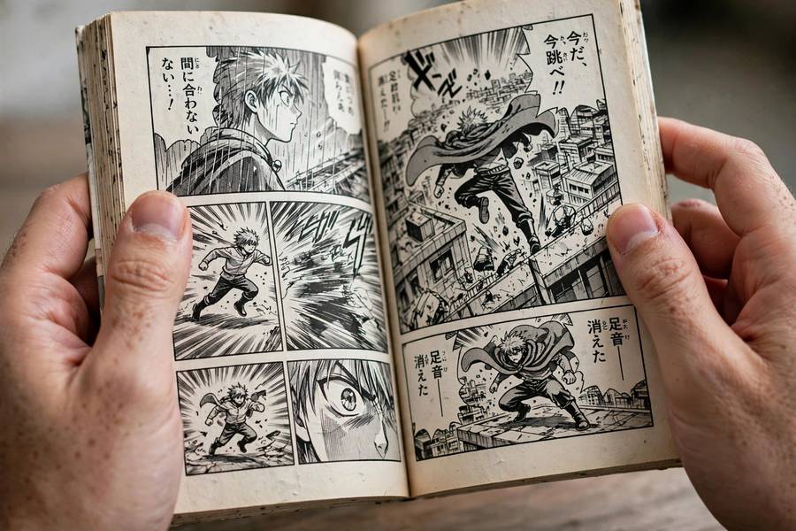 Reading one of the best manga for beginners