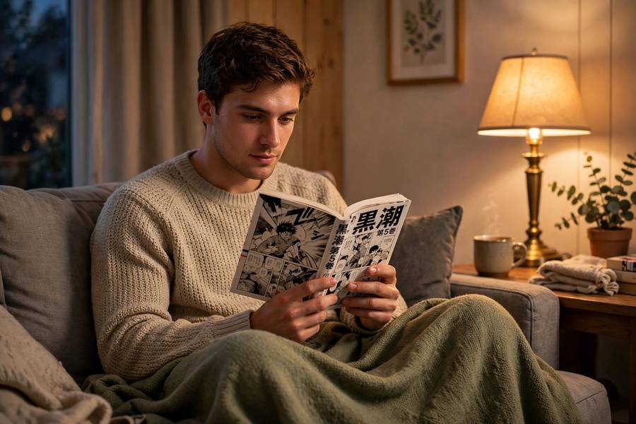Cozy evening reading the best manga for beginners