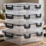 Best Meal Prep Containers: What Actually Works (Tested in a Real Kitchen) Stack of meal prep containers with secure snap-lock lids