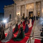 Best Met Gala Looks of All Time: 25 Iconic Moments Guests arriving on the museum steps at the Met Gala, home of the best Met Gala looks of all time