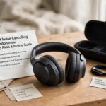 Best Noise Cancelling Headphones: Top Picks & Buying Guide Premium noise cancelling headphones on a desk