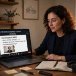 Best Online MBA for Working Professionals: A Fit Guide Working professional attending a virtual MBA class from a home office