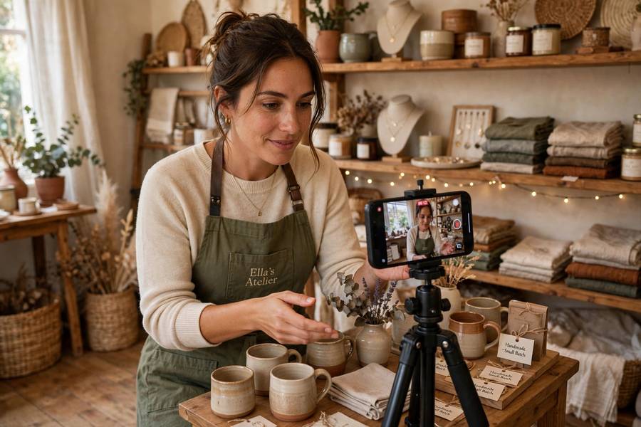 Filming product content for social media, choosing the best social media platforms for small business