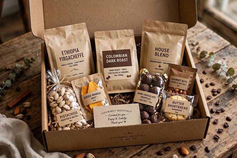 Gourmet snack subscription box, a tasty entry among best subscription box ideas