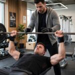 Best Workout Splits: How to Structure Your Training Week Lifter doing bench press on push day of the best workout splits