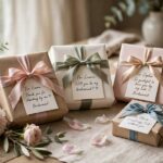 Bridesmaid Gift Ideas: 25 Thoughtful Gifts They'll Actually Use (From a Planner Who's Seen It All) Wrapped presents and handwritten cards — thoughtful bridesmaid gift ideas start with presentation