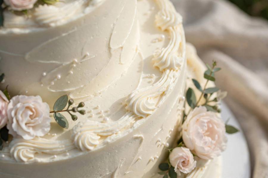 Buttercream cake melting comparison