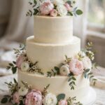 Buttercream vs Fondant Taste Comparison: An Honest Breakdown Wedding cake with smooth buttercream frosting and flowers