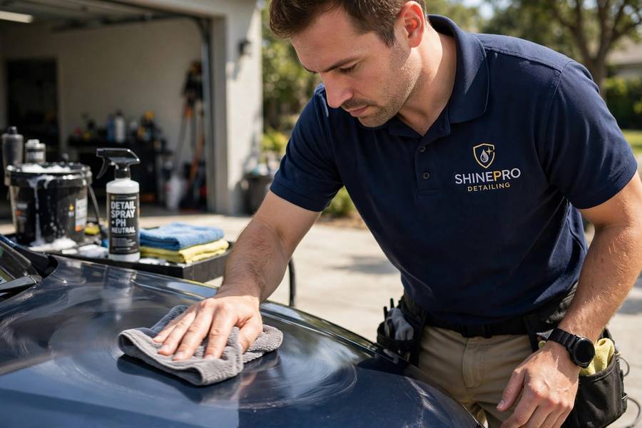 Professional branded appearance for car detailing business name ideas