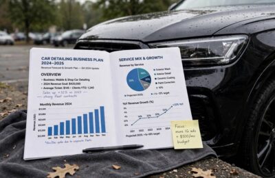 Car detailing business plan with financial projections