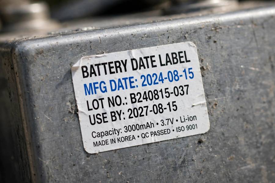 Battery date code helps check car battery health without tools