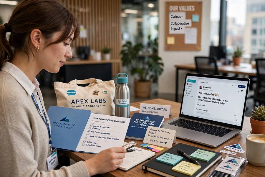 New user onboarding like a new employee orientation