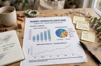 Daycare business plan with financial projections