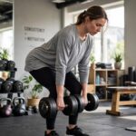 Do Runners Need to Lift Heavy? A Coach's Honest Answer Runner performing heavy dumbbell Romanian deadlift in a gym