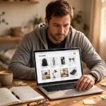 Dropshipping: The Complete Beginner's Guide for 2026 Entrepreneur managing a dropshipping business from a home office