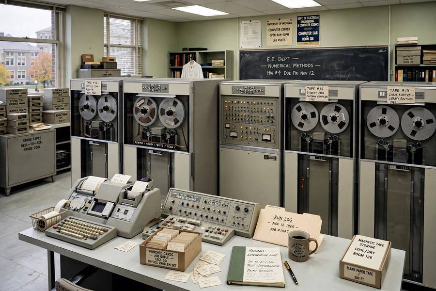 1960s mainframe computer that ran early AI programs