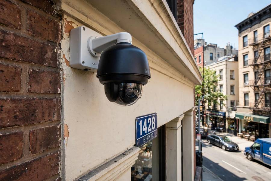 Security camera using facial recognition technology affected by facial recognition bias