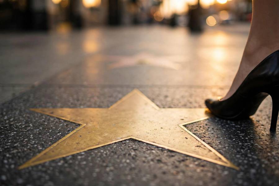 Marilyn Monroe's star on the Hollywood Walk of Fame