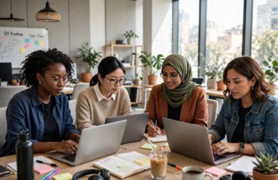Professional women in tech affected by gender bias in AI systems