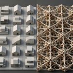 Generative Design vs Parametric Design: What's the Real Difference? Side-by-side comparison of parametric design and generative design outputs in a 3D rendering