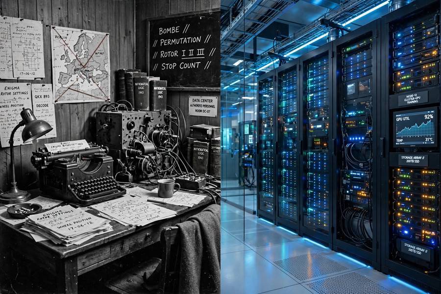 From Turing's era to modern data centers - the full history of artificial intelligence timeline