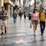 What Is the Hollywood Walk of Fame? Stars, Myths, and Money Walk of Fame stars on Hollywood Boulevard showing what is the hollywood walk of fame landmark
