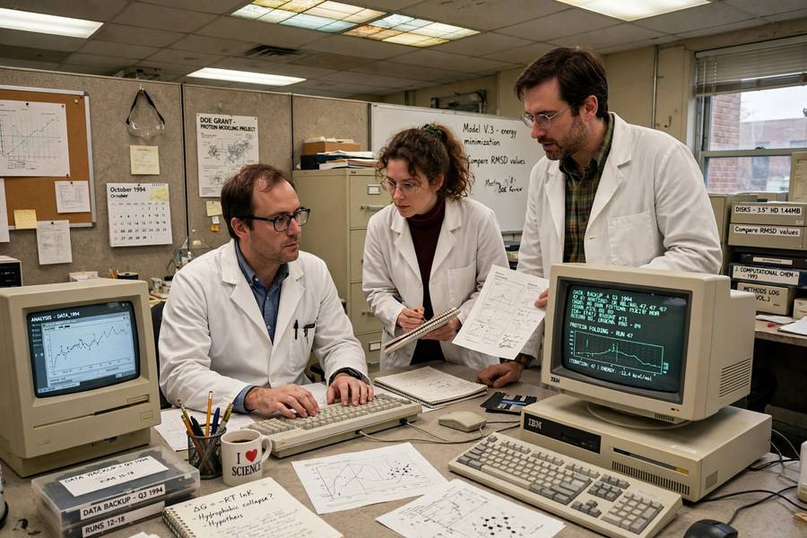 1990s computing era during AI quiet progress