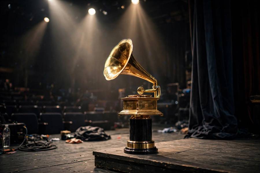 Grammy trophy representing how are grammy winners chosen honors
