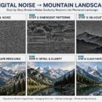 How Do AI Image Generators Work? A Plain-English Explanation Diffusion process visualization showing how AI image generators work, from noise to clear image