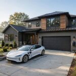 An electric vehicle plugged into a fast-charging station showing how electric vehicles work