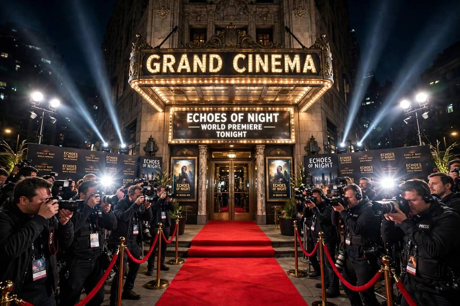 Red carpet premiere showing how film festivals work