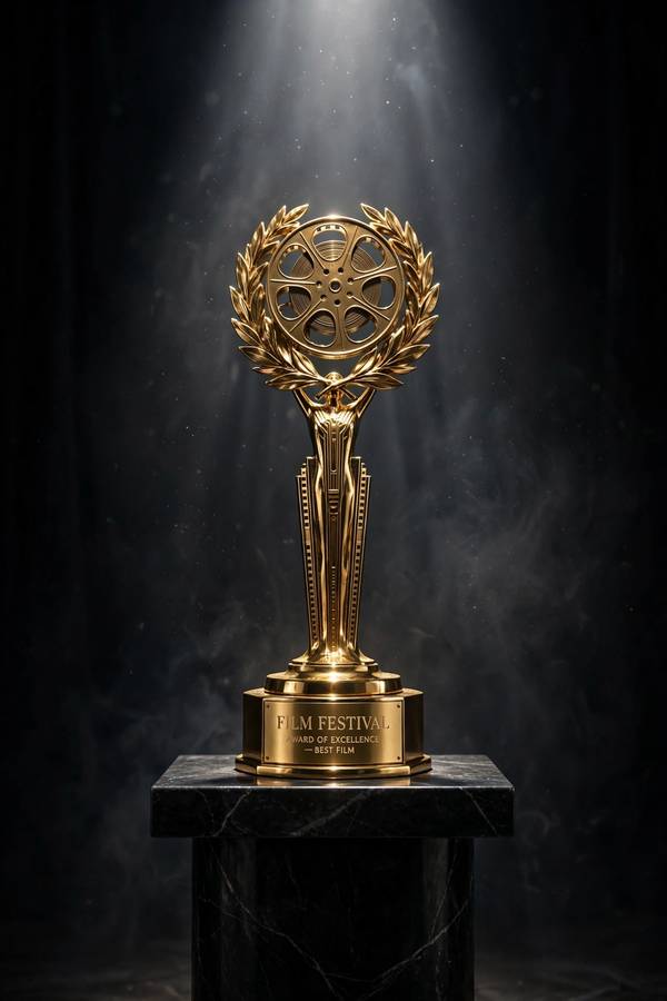 Festival award trophy central to how film festivals work