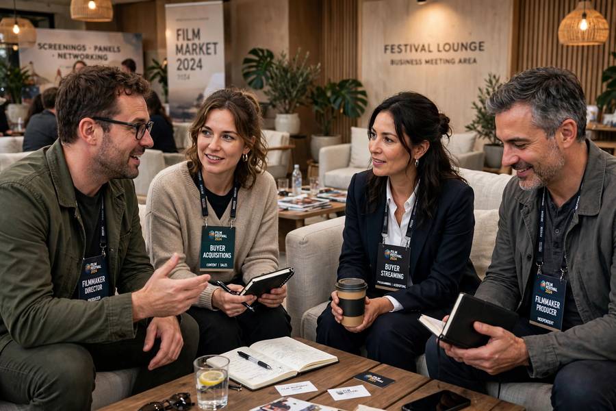 Networking behind the scenes of how film festivals work