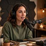 How Do Podcasts Make Money? 7 Revenue Streams Explained A podcast host recording in a home studio