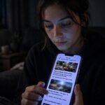 How Do Recommendation Algorithms Work? The Truth About Your Feed Person browsing a personalized feed, an example of how do recommendation algorithms work