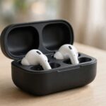 How Do Wireless Earbuds Work? A Plain-English Guide Wireless earbuds in an open charging case on a wooden desk — how wireless earbuds work, featured image