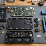 How Does a Smartphone Work? Your Pocket Computer, Explained Disassembled smartphone showing internal components that explain how a smartphone works